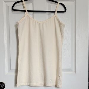 Women's Cream Spaghetti Strap Top